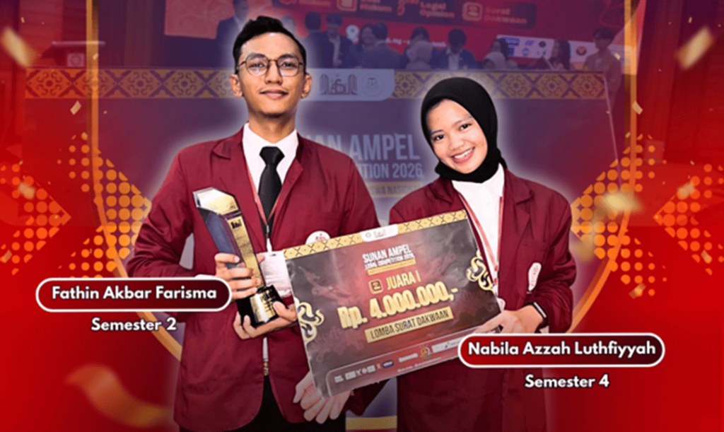 Mahasiswa Universitas Adhyaksa Raih Juara 1 Lomba Surat Dakwaan di Sunan Ampel Legal Competition 2026