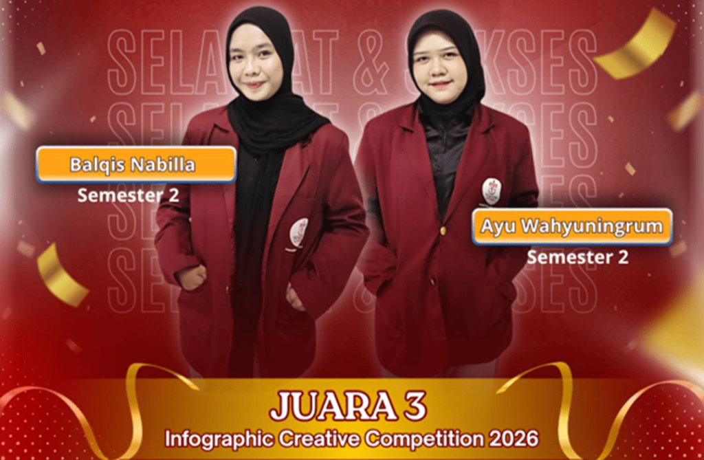 Mahasiswa Universitas Adhyaksa Raih Juara 3 Infographic Creative Competition 2026, Bukti Nyata Kreativitas dan Dedikasi